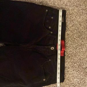 Like New Size 10 Gloria Vanderbilt black velvety polyester pants